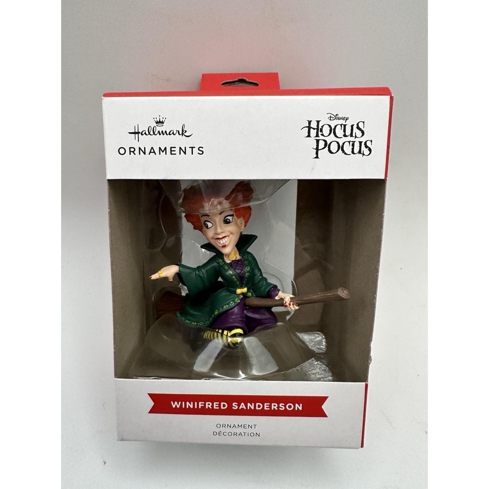 HALLMARK ORNAMENT ~ DISNEY ~ HOCUS POCUS ~ WINIFRED SANDERSON ~ 2024 *NEW